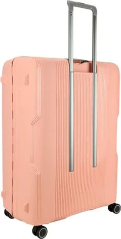 Decent Handbagage Koffer / Trolley / Reiskoffer - 55 Cm - 38 Liter - Polypropyleen - On-Tour - Roze -Koffer Winkel 608x1200 2