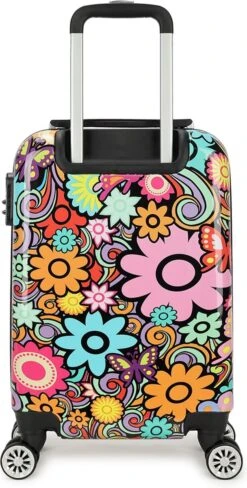 Decent Forenza Handbagage Koffer - 55 Cm - Flowers -Koffer Winkel 608x1200