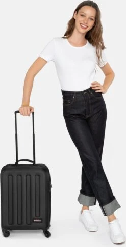 Eastpak TRANZSHELL S Reiskoffer (54 X 39 X 20 Cm) - Black -Koffer Winkel 611x1200 1