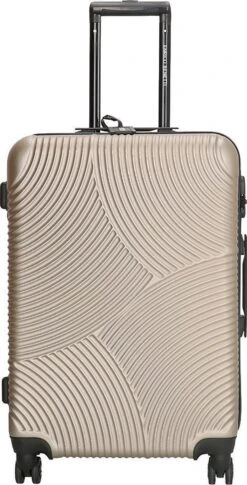 Enrico Benetti Harde Koffer LouisvilleHoogte 65 Cm - Champagne