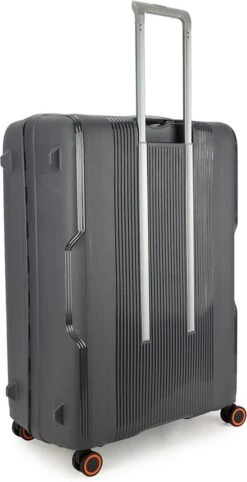 Decent Koffer / Trolley / Reiskoffer - 77 X 54.5 X 31.5 Cm - 116 Liter - Polypropyleen - Maat XL - On-Tour - Grijs -Koffer Winkel 615x1200 15