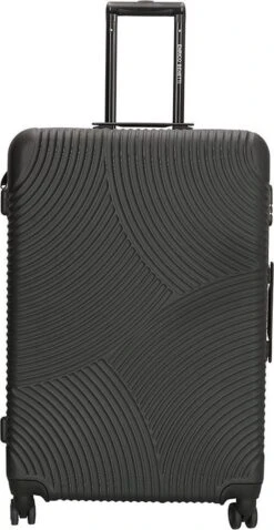 Enrico Benetti Koffer / Trolley / Reiskoffer - 75 X 46 X 25 Cm - 93 Liter - ABS - Maat L - Louisville - Zwart