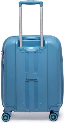 ©TROLLEYZ - Paris No.5 - Trolley - 55cm Met TSA Slot - Dubbele Wielen - 360° Spinners - 100% Polypropyleen - Handbagage Koffer In Ice Blue -Koffer Winkel 621x1200 17