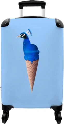 NoBoringSuitcases.com® Koffer - Reiskoffer Met Wielen - Pauw - IJshoorntjes - Blauw - IJs - Vogel - Handbagage Trolley - Past Binnen 55x40x20 Cm En 55x35x25 Cm - Fotokoffer 21 NoBoringSuitcases.com® Koffer - Reiskoffer Met Wielen - Pauw - IJshoorntjes - Blauw - IJs - Vogel - Handbagage Trolley - Past Binnen 55x40x20 Cm En 55x35x25 Cm - Fotokoffer -Koffer Winkel 621x1200 4
