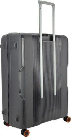 Decent Koffer / Trolley / Reiskoffer - 77 X 54.5 X 31.5 Cm - 116 Liter - Polypropyleen - Maat XL - On-Tour - Grijs -Koffer Winkel 622x1200 12