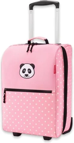 Reisenthel Trolley XS Kids Reiskoffer Kind - 12L - Panda Dots Pink Roze -Koffer Winkel 622x1200