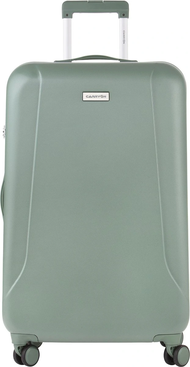 CarryOn Skyhopper Reiskoffer - 78cm TSA Trolley Met OKOBAN - Dubbele Wielen - Olijf 5 CarryOn Skyhopper Reiskoffer - 78cm TSA Trolley Met OKOBAN - Dubbele Wielen - Olijf - Afbeelding 3
