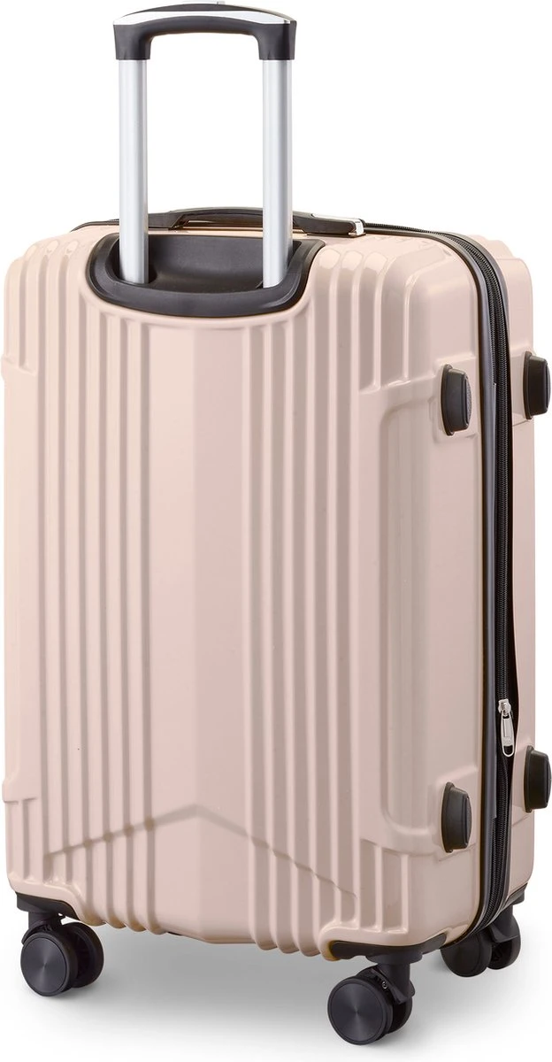 Tesla PC - Reiskoffer - 65 Cm - 4 Wielen - Roze 4 Tesla PC - Reiskoffer - 65 Cm - 4 Wielen - Roze - Afbeelding 2