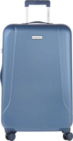 CarryOn Skyhopper Reiskoffer - 78cm TSA Trolley Met OKOBAN - Dubbele Wielen - Blauw -Koffer Winkel 624x1200 8