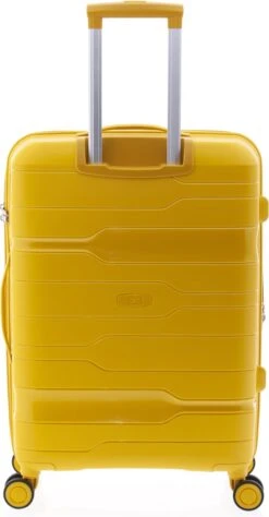 Gladiator Boxing Middelgrote Koffer Expandable 67 Cm 70/80 Liter TSA Slot - Kurkumageel -Koffer Winkel 625x1200 12