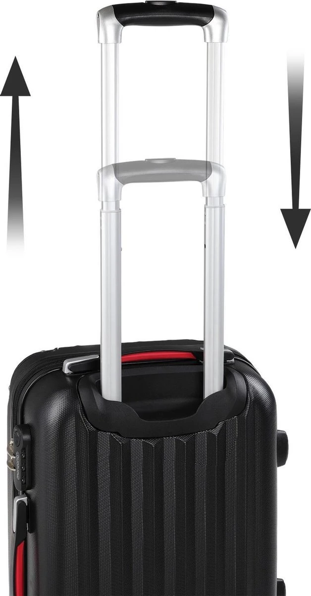 Monzana Koffer Hardcase - Basislijn / M - Zwart 9 Monzana Koffer Hardcase - Basislijn / M - Zwart - Afbeelding 7