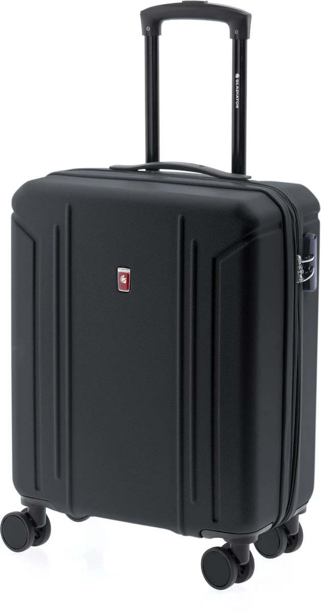 Gladiator Tropical Handbagage Koffer Expandable - 55 Cm - 36/40 Liter - Zwart 3 Gladiator Tropical Handbagage Koffer Expandable - 55 Cm - 36/40 Liter - Zwart