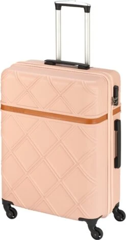 Princess Traveller Whistler - Reiskoffer - Roze - Medium - 66cm -Koffer Winkel 631x1200 12