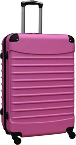 Travelerz Kofferset 3 Delig Met Wielen En Cijferslot - ABS - Licht Roze (228-) -Koffer Winkel 631x1200 17