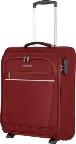 Travelite Cabin 2 Wheel Trolley Bordeaux 21 Travelite Cabin 2 Wheel Trolley Bordeaux -Koffer Winkel 631x1200 4