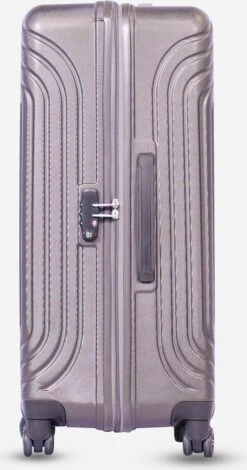 ©TROLLEYZ - Florence No.7 - Trolley - 55cm Met TSA Slot - Dubbele Wielen - 360° Spinners - 100% ABS - Handbagage Koffer In Cloudy Grey -Koffer Winkel 631x1200 5