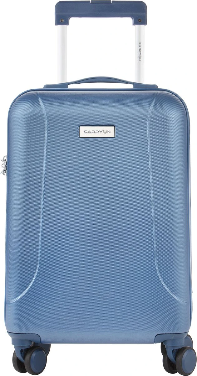 CarryOn Skyhopper Handbagage Koffer 55cm – TSA-slot – Okoban Registratie – Blauw 5 CarryOn Skyhopper Handbagage Koffer 55cm – TSA-slot – Okoban Registratie – Blauw - Afbeelding 3