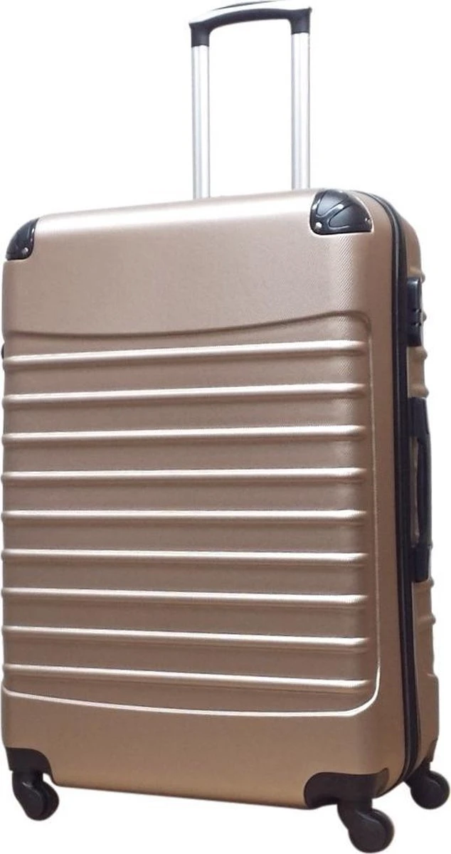 Castillo Quadrant 2 Delige ABS Kofferset (XL + S) - Champagne 11 Castillo Quadrant 2 Delige ABS Kofferset (XL + S) - Champagne - Afbeelding 9