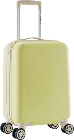 Decent Star Maxx Handbagage Koffer - 55 Cm - TSA Slot - Pastel Geel -Koffer Winkel 635x1200 1