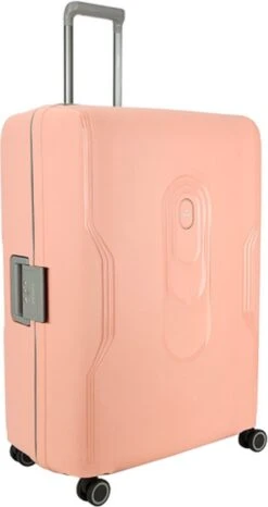 Decent Handbagage Koffer / Trolley / Reiskoffer - 55 Cm - 38 Liter - Polypropyleen - On-Tour - Roze -Koffer Winkel 636x1200 3