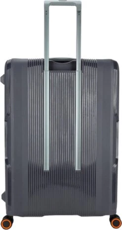 Decent Koffer / Trolley / Reiskoffer - 77 X 54.5 X 31.5 Cm - 116 Liter - Polypropyleen - Maat XL - On-Tour - Grijs -Koffer Winkel 638x1200 10