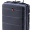 Gladiator Bionic S Handbagage Koffer Expandable - 55 Cm - TSA Slot - Zwart -Koffer Winkel 640x1200 2