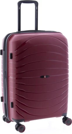 Gladiator Kick-Off Middelgrote Koffer Expandable - 67 Cm - 72/90 Liter - Eco Friendly Recyclebaar PP - Rood -Koffer Winkel 643x1200 9