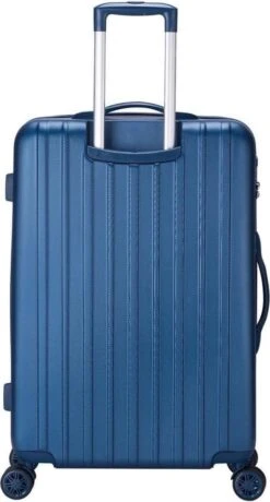 Decent Tranporto-One Grote Koffer - 76 Cm - TSA Slot - Dark Blue -Koffer Winkel 644x1200 7