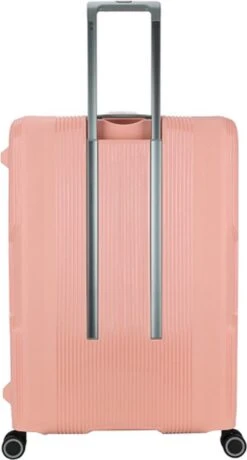 Decent Handbagage Koffer / Trolley / Reiskoffer - 55 Cm - 38 Liter - Polypropyleen - On-Tour - Roze -Koffer Winkel 645x1200 4