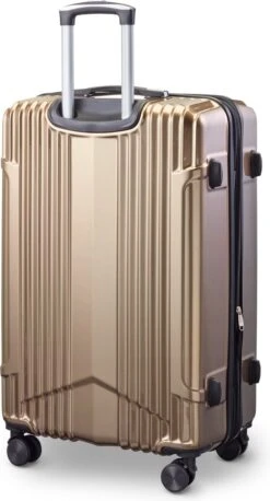 Tesla - Kofferset - 3-delig - 4 Wielen - Cijferslot - Goud 12 Tesla - Kofferset - 3-delig - 4 Wielen - Cijferslot - Goud -Koffer Winkel 647x1200 13