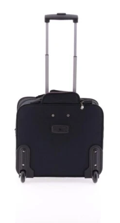 Gladiator Metro Handbagage Laptop Trolley - 14 Inch - Zwart -Koffer Winkel 648x1200