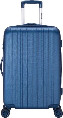 Decent Tranporto-One Medium Koffer - 66 Cm - TSA Slot - Dark Blue -Koffer Winkel 649x1200 3