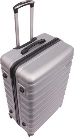 Tobeyz - Kofferset - 3-delig Grijs Handbagage - Verrijdbaar Op 4 Wielen - Stevig ABS - Lichtgewicht, Hardshell 11 Tobeyz - Kofferset - 3-delig Grijs Handbagage - Verrijdbaar Op 4 Wielen - Stevig ABS - Lichtgewicht, Hardshell -Koffer Winkel 655x1200 10