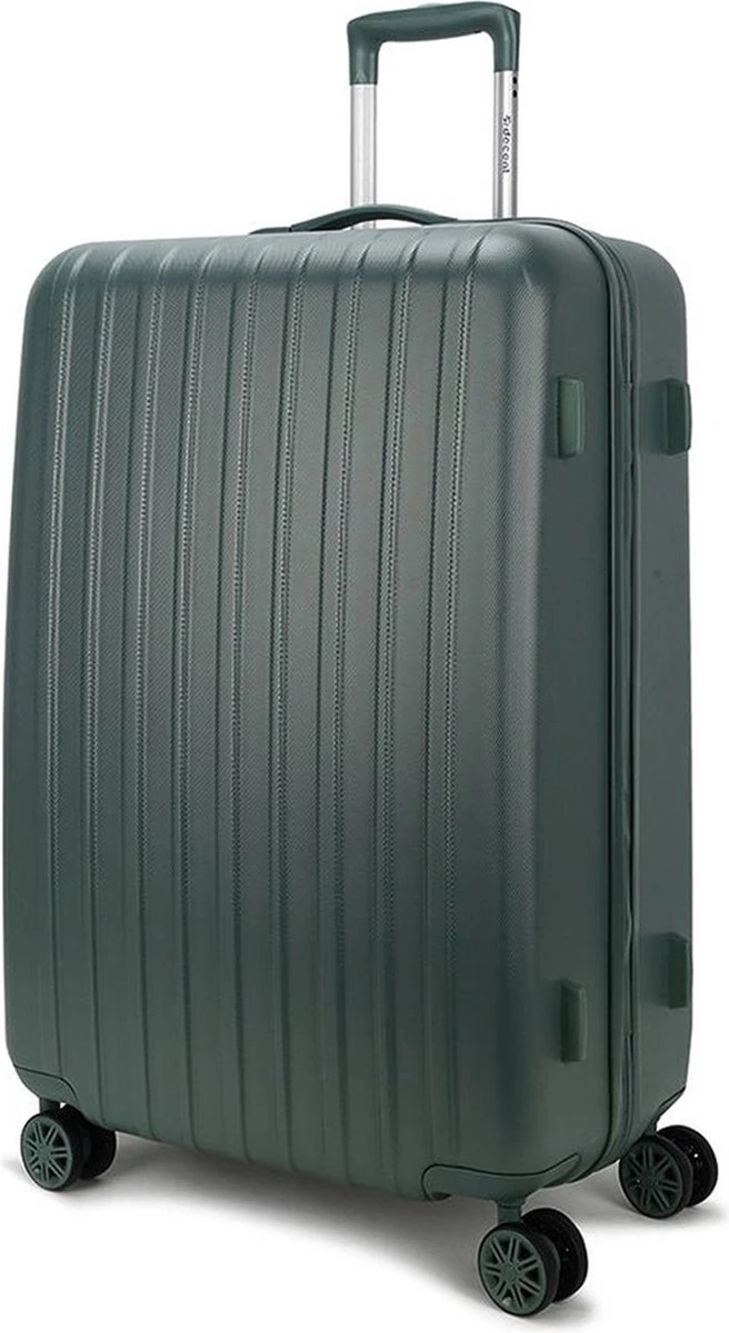 Decent Harde Koffer Tranporto 76 - Groen 6 Decent Harde Koffer Tranporto 76 - Groen - Afbeelding 4