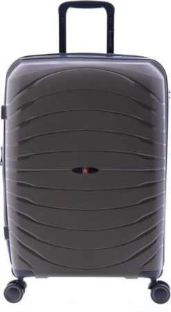 Gladiator Kick-Off Middelgrote Koffer Expandable - 67 Cm - 72/90 Liter - Eco Friendly Recyclebaar PP - Khaki Groen -Koffer Winkel 659x1200 10