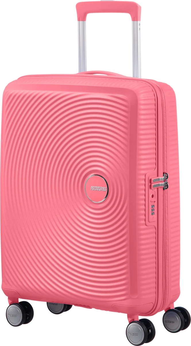 American Tourister Reiskoffer - Soundbox Spinner 55/20 Tsa Uitbreidbaar (Handbagage) Sun Kissed Coral 3 American Tourister Reiskoffer - Soundbox Spinner 55/20 Tsa Uitbreidbaar (Handbagage) Sun Kissed Coral