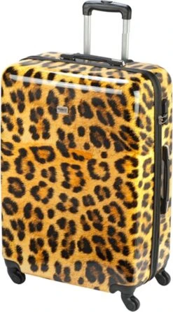 Princess Traveller Animal Print - Reiskoffer – Leopard - Large - 76 Cm -Koffer Winkel 665x1200 8