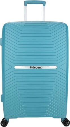 Decent CROSS-ONE PP Trolley 76 Cm - 94 Liter - TSA Slot - Petrol -Koffer Winkel 666x1200 15