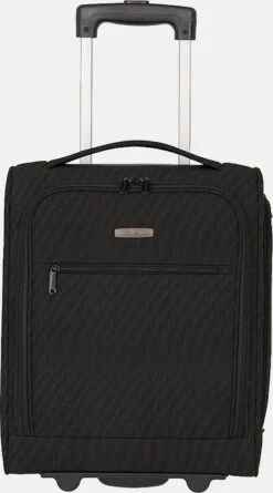Travelite Handbagage Zachte Koffer / Trolley / Reiskoffer - Cabin - 43 Cm - Zwart -Koffer Winkel 666x1200 7