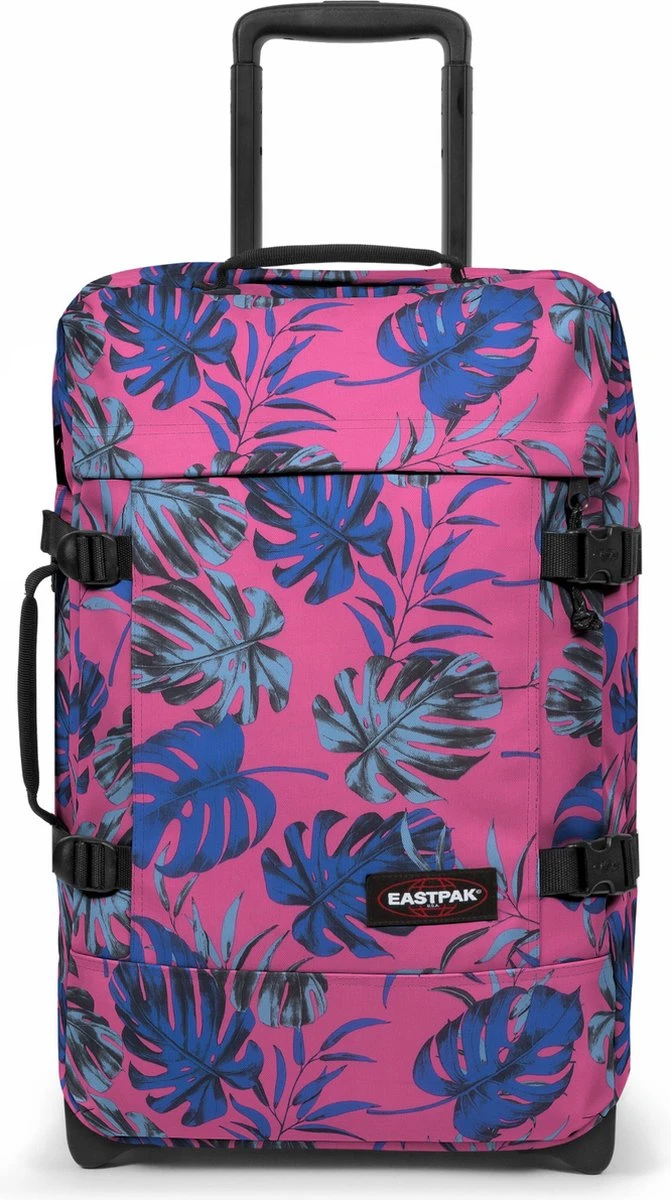 Eastpak TRANVERZ S Reiskoffer, Handbagage (51 X 32.5 X 23 Cm) - Brize Monstera Pink 3 Eastpak TRANVERZ S Reiskoffer, Handbagage (51 X 32.5 X 23 Cm) - Brize Monstera Pink