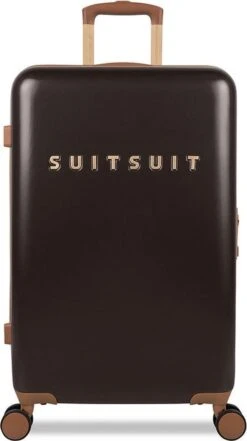 SUITSUIT - Fab Seventies Classic - Espresso Black - Reiskoffer (66 Cm) -Koffer Winkel 672x1200