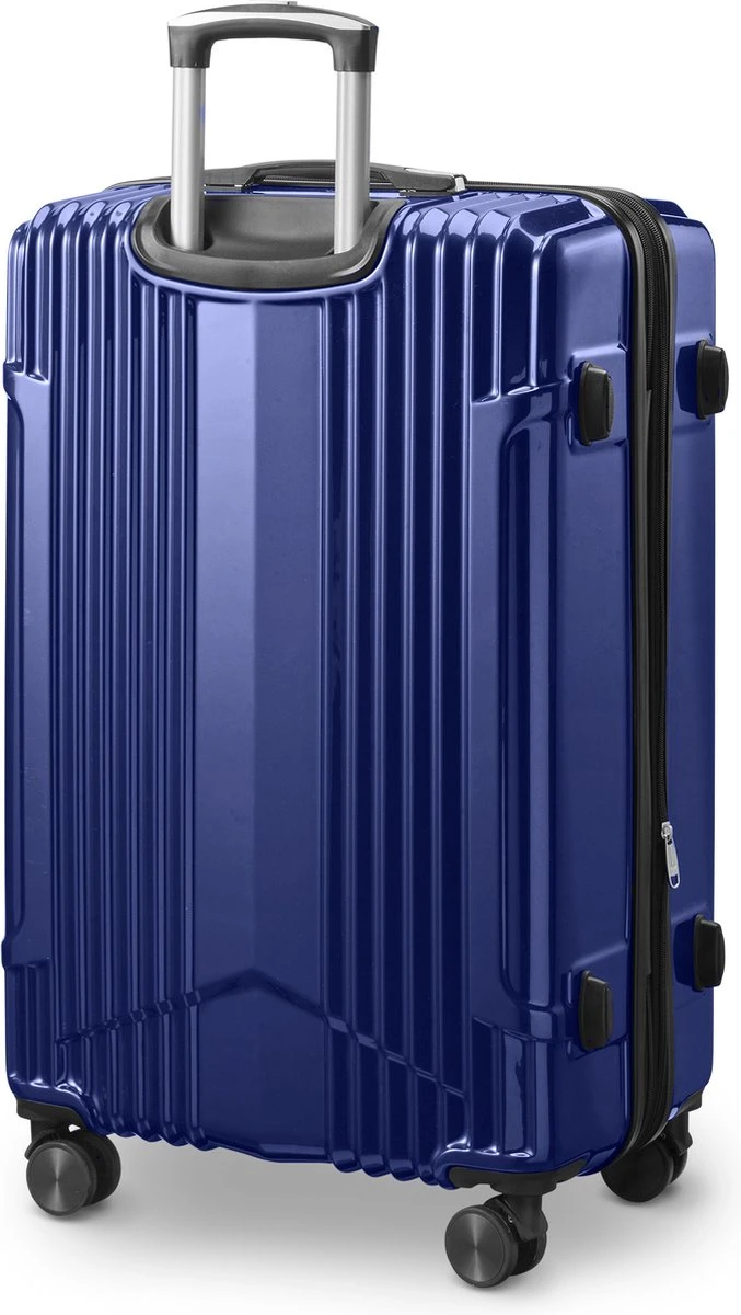 Tesla PC - Reiskoffer - 75 Cm - 4 Wielen - Blauw 4 Tesla PC - Reiskoffer - 75 Cm - 4 Wielen - Blauw - Afbeelding 2