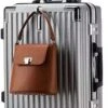 Design Handbagage Reiskoffer 20'', 50.8 Cm Cabinbag, Spinner , Aluminium Magnesium Alloy Frame Koffer, (LIGHT GRIJS) -Koffer Winkel 679x1200 12