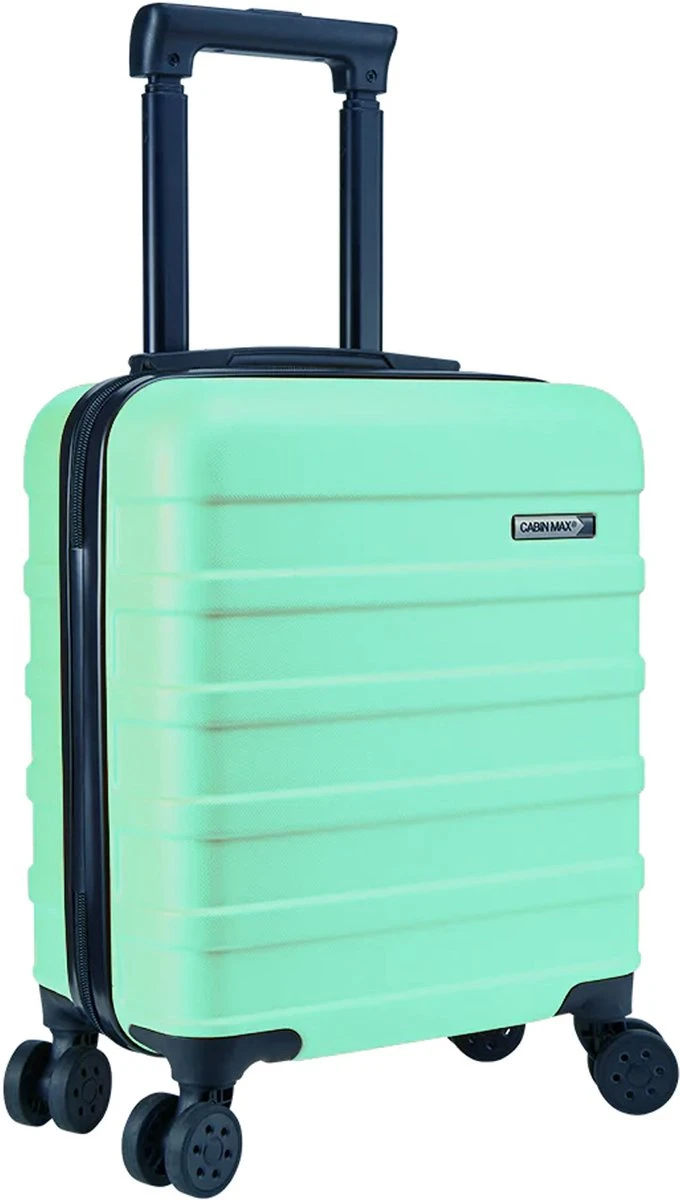 CabinMax Handbagage Koffer - Trolley 30L - Harde Reiskoffer - 45x36x20cm - Lichtgewicht - Groot Capaciteit - Mint Green 3 CabinMax Handbagage Koffer - Trolley 30L - Harde Reiskoffer - 45x36x20cm - Lichtgewicht - Groot Capaciteit - Mint Green