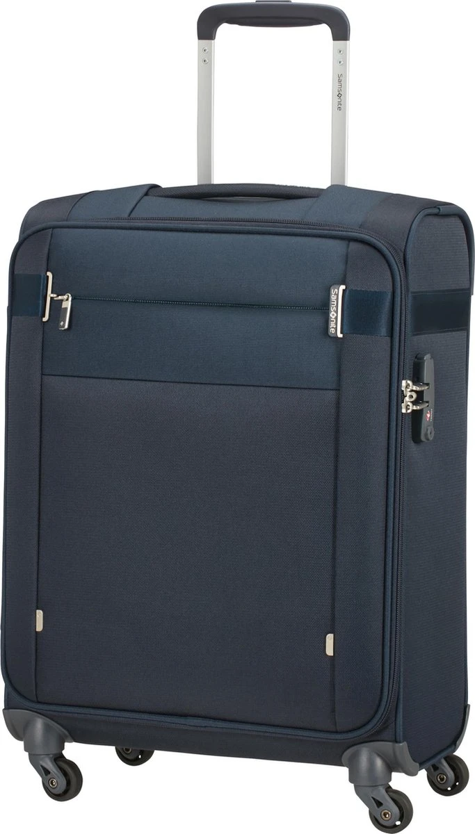 Samsonite Reiskoffer - Citybeat Spinner 55/20 Length 40Cm (Handbagage) Navy Blue 3 Samsonite Reiskoffer - Citybeat Spinner 55/20 Length 40Cm (Handbagage) Navy Blue