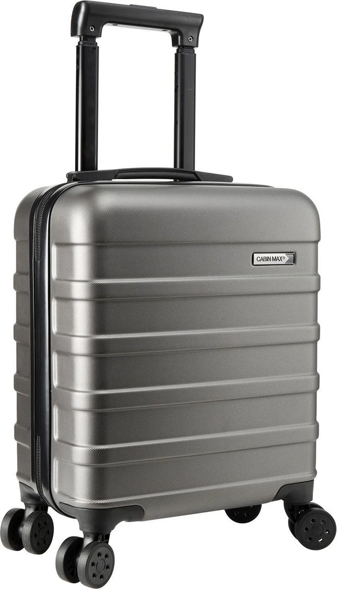CabinMax Handbagage Koffer - Trolley 30L - Harde Reiskoffer - 45x36x20cm - Lichtgewicht - Groot Capaciteit - Steel Grey 3 CabinMax Handbagage Koffer - Trolley 30L - Harde Reiskoffer - 45x36x20cm - Lichtgewicht - Groot Capaciteit - Steel Grey