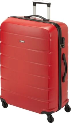 Princess Traveller Grenada - Reiskoffer - 78 Cm - Rood -Koffer Winkel 691x1200 5