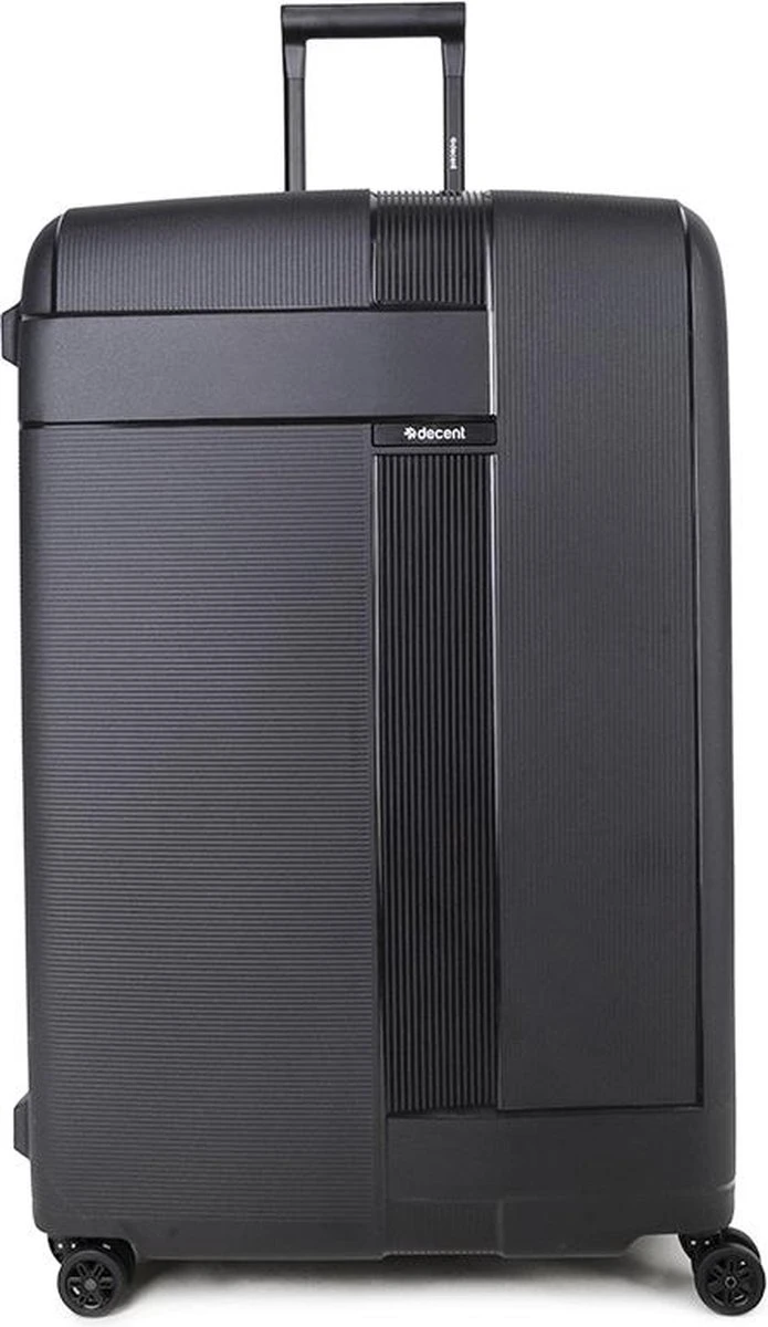 Decent Transit Handbagage Koffer - 55 Cm - Zwart 4 Decent Transit Handbagage Koffer - 55 Cm - Zwart - Afbeelding 2