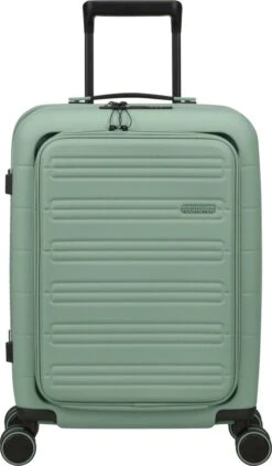 American Tourister Reiskoffer Met Laptopvak - Novastream Spinner 55/20 Tsa (Handbagage) Nomad Green 17 American Tourister Reiskoffer Met Laptopvak - Novastream Spinner 55/20 Tsa (Handbagage) Nomad Green -Koffer Winkel 700x1200
