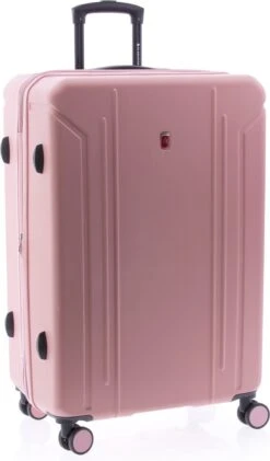 Gladiator Tropical Grote Koffer Expandable - 77 Cm - 105/117 Liter - Roze -Koffer Winkel 704x1200 4